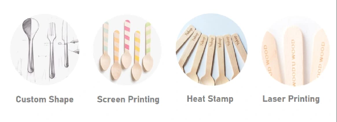 Custom Branding Options for Disposable Wooden Cutlery